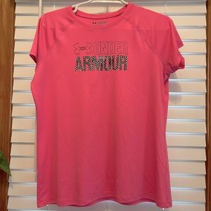Pink Under Armour tee